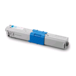 OKI CARTUCCIA TONER CIANO C300 / C500 / C310DN / C330DN / C510DN / C530DN / C561DN 2.000 PAGINE