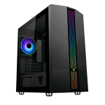 ITEK LIFLIG B41 CASE MINI TOWER GAMING MICRO ATX MINI-ITX PANNELLO LATERALE IN VETRO TEMPERATO 2xUSB 3.0 1x12CM VENTOLA ARGB BLACK