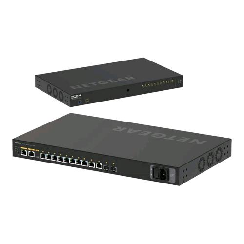 NETGEAR M4250-10G2XF-PoE++ SWITCH GESTITO L3 10 x 10/100/1000 (8 PoE++) + 2 x 10 Gigabit SFP+ PoE++ (720 W)