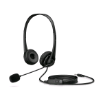 HP CUFFIE STEREO G2 CON MICROFONO JACK 3.5MM BLACK 