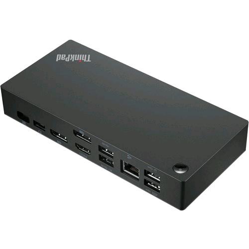 LENOVO THINKPAD UNIVERSAL USB-C DOCK - DOCKING STATION - USB-C - HDMI, 2 X DP - GIGE - 90 WATT