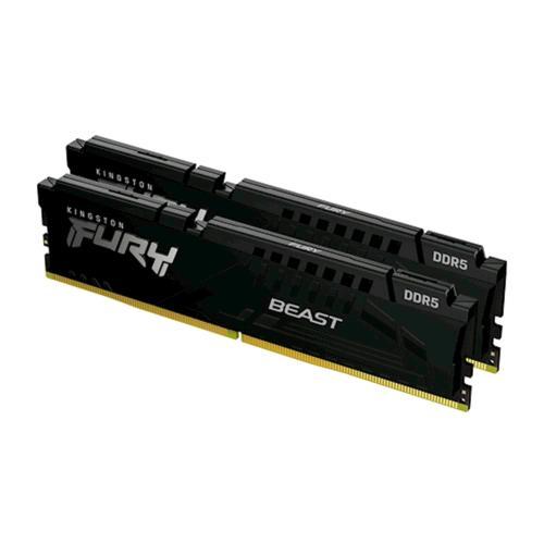 KINGSTON FURY BEAST KIT MEMORIA RAM 2 x 16GB 32GB TOTALI 5.200MHz TIPOLOGIA DDR5 TECNOLOGIA DIMM 