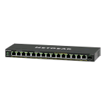 NETGEAR GS316EPP-100PES SWITCH 16 PORTE GESTITO 15 x 10/100/1000 (PoE+) + 1 x SFP PoE+ (231 W)