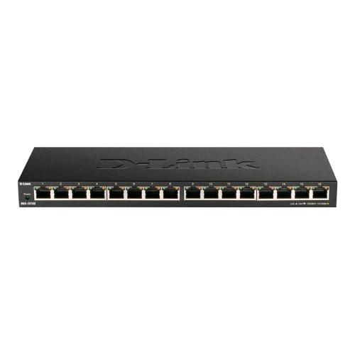 D-LINK DGS-1016S SWITCH 16 PORTE GIGABIT NON GESTITO 10/100/1000 BLACK