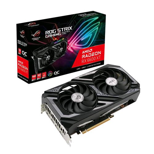 ASUS ROG STRIX SCHEDA GAFICA RADEON RX 6600 XT OC 8GB GDDR6 HDMI 3XDP PCI EXPRESS 4.0 16X 