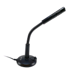 EQUIP MICROFONO DA TAVOLO USB BLACK