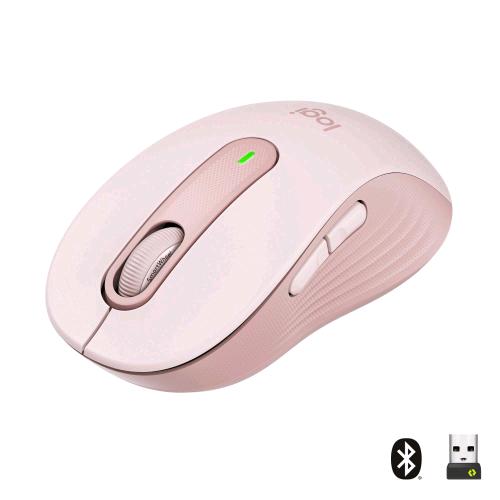 LOGITECH SIGNATURE M650 M MOUSE BLUETOOTH OTTICO 5 PULSANTI 2.000 DPI ROSA