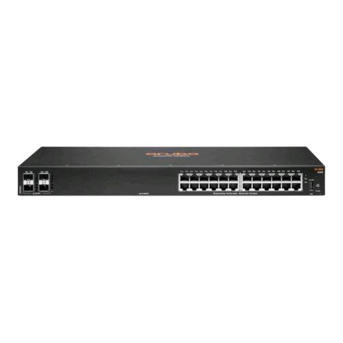 HEWLETT PACKARD ENTERPRISE ARUBA 6000 SWITCH GESTITO L3 24 x 10/100/1000 + 4 x Gigabit SFP