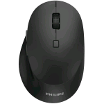 PHILIPS SPK7607B MOUSE OTTICO WIRELESS 2.4GHz + BLUETOOTH 3.0/5.0 7 PULSANTI 800-3200 DPI NERO