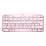 LOGITECH MX KEYS MINI TASTIERA ILLUMINATA WIRELESS BLUETOOTH QUERTY LED COMPATTA ITALIANO ROSA