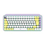 LOGITECH POP KEYS TASTIERA MECCANICA WIRELESS CON TASTI EMOJI PERSONALIZZABILI DESIGN COMPATTO DUREVOLE CONNETTIVITÀ BLUETOOTH/USB COMPATIBILITÀ MULTIDISPOSITIVO E OS LAYOUT ITALIANO 