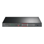 TP-LINK TL-SL1218P SWITCH 16 PORTE FAST ETHERNET 10/100 + 2 PORTE GIGABIT Poe+ 150 W