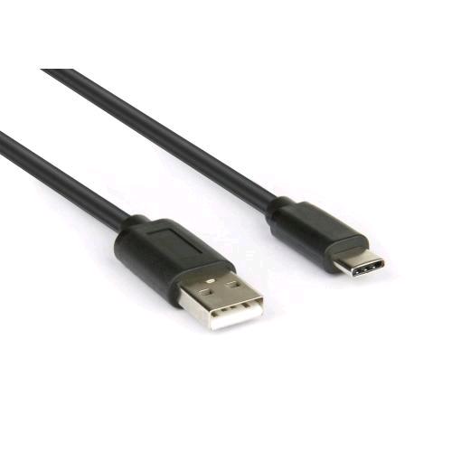 HAMLET CAVO DA USB-C A USB A 2.0 MASCHIO/MASCHIO 1 MT NERO