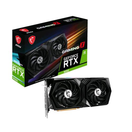 MSI GEFORCE RTX 3050 GAMING X 8G NVIDIA GEFORCE RTX 3050 8 GB GDDR6 PCI Express x8 4.0