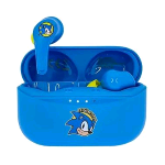 OTL SH0902 AURICOLARI CUFFIE WIRELESS BLUETOOTH TWS SEGA SONIC THE HEDGEHOG CON CUSTODIA DI RICARICA AZZURRO
