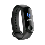 CELLY TRAINERBAND SMARTBAND DISPLAY TOUCH SCREEN LCD DA 0.96'' IP67 PER FITNESS E BENESSERE NOTIFICHE E MESSAGGI BLACK