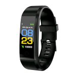 CELLY TRAINERTHERMO SMARTBAND DISPLAY TOUCH SCREEN DA 0.96" FITBIT CHARGE 4 SMARTBAND PER FITNESS E BENESSERE NOTIFICHE MESSAGGI CHIAMATE BLACK 
