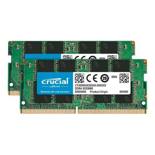 CRUCIAL CT2K8G4SFRA32A KIT MEMORIA RAM 2x8GB TOT 16GB 3.200MHz TIPOLOGIA SO-DIMM TECNOLOGIA DDR4