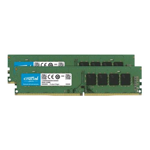 CRUCIAL CT2K8G4DFRA32A KIT MEMORIA RAM 2x8GB TOT 16GB 3.200MHz TIPOLOGIA DIMM TECNOLOGIA DDR4