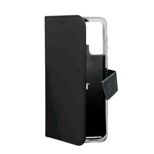 CELLY WALLY CASE GALAXY S22 ULTRA 5G  CUSTODIA A PORTAFOGLIO BLACK