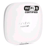 HPE ARUBA INSTANT ON AP22 (RW) ACCESS POINT WI-FI 6 802.11ax BLUETOOTH DUAL BAND 2.4GHz-5GHz Poe+