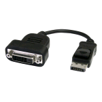 STARTECH CAVO ADATTATORE DA SYSPLAYPORT MASCHIO A DVI-D FEMMINA 20cm NERO