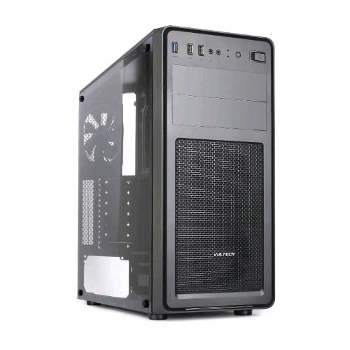 VULTECH VCO-A2699T CASE MIDI TOWER ATX MICRO-ATX MINI-ITX PANNELLO LATERALE IN VETRO TEMPERATO 1xUSB 3.0 2xUSB 2.0