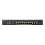 ZYXEL XS1930-12HP-ZZ0101F SWITCH GESTITO L3 10G ETHERNET 8 x 100/1000/2.5G/5G/10GBase-T (PoE++) + 2 x 100/1000/2.5G/5G/10GBase-T + 2 x 10 Gigabit SFP+ PoE++ (375 W) 