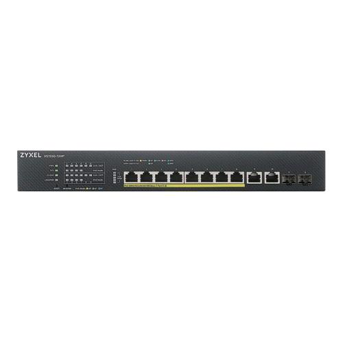 ZYXEL XS1930-12HP-ZZ0101F SWITCH GESTITO L3 10G ETHERNET 8 x 100/1000/2.5G/5G/10GBase-T (PoE++) + 2 x 100/1000/2.5G/5G/10GBase-T + 2 x 10 Gigabit SFP+ PoE++ (375 W) 