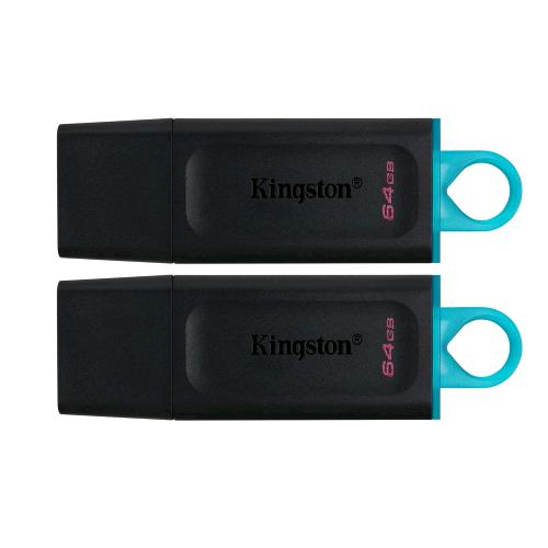 KINGSTON EXODIA CHIAVETTA USB  4GB USB 3.2 CON CAPPUCCIO PROTETTIVO 2 PEZZI 