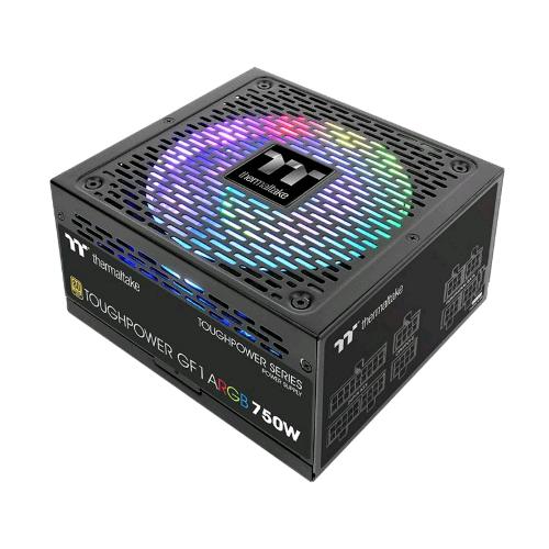 THERMALTAKE TOUGHPOWER GF1 ARGB ALIMENTATORE 750W 80 PLUS GOLD COMPLETAMENTE MODULARE CON VENTOLA RGB 18 LED BLACK