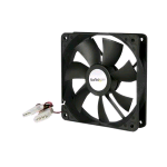 STARTECH FANBOX12 VENTOLA PER PC CON DOPPIO CUSCINETTO A SFERA 120X25 MM CON CONNETTORE LP4 BLACK