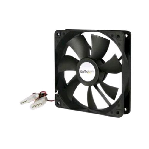 STARTECH FANBOX12 VENTOLA PER PC CON DOPPIO CUSCINETTO A SFERA 120X25 MM CON CONNETTORE LP4 BLACK