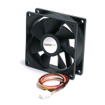 STARTECH FAN6X2TX3 VENTOLA PER PC CON CUSCINETTO A SFERA 60X20 MM CON CONNETTORE TX3 BLACK