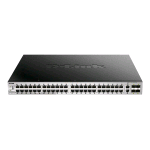 D-LINK DGS-3130-54PS/SI SWITCH GESTITO L3 GIGABIT 48 x 10/100/1000 (PoE) + 2 x 10 Gigabit Ethernet + 4 x 10 Gigabit SFP+ PoE 370 W