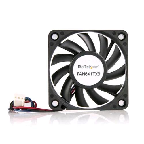 STARTECH VENTOLA COMPUTER DI RICAMBIO CON CUSCINETTO A SFERA 60X10 MM CON CONNETTORE TX3 BLACK