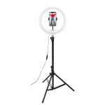 CELLY RING LIGHT TREPPIEDI PROFESSIONALE 160cm TELECOMANDO MULTIFUNZIONE LUCE CALDA/FREDDA/NEUTRA