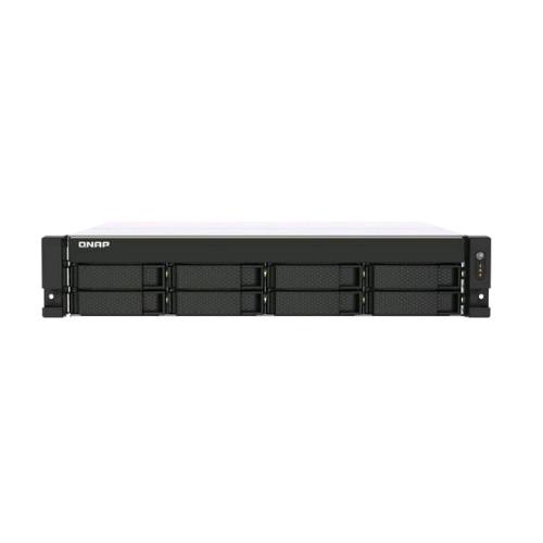 QNAP TS-873AEU-4G NAS CHASSIS RACK 2U AMD RYZEN EMBEDDED V1500B 2.2GHz RAM 4GB-8 BAY HDD/SSD 2.5"/3.5"-S.O. QNAP QTS BLACK