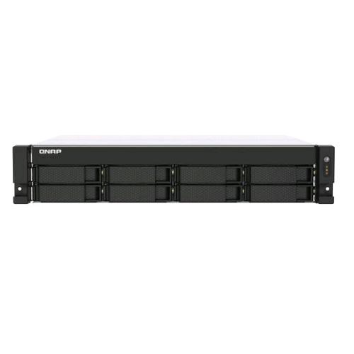 QNAP TS-873AU-RP NAS CHASSIS RACK 2U AMD V1500B 2.2GHz RAM 4GB-8 BAY HDD/SSD 2.5"/3.5" BLACK