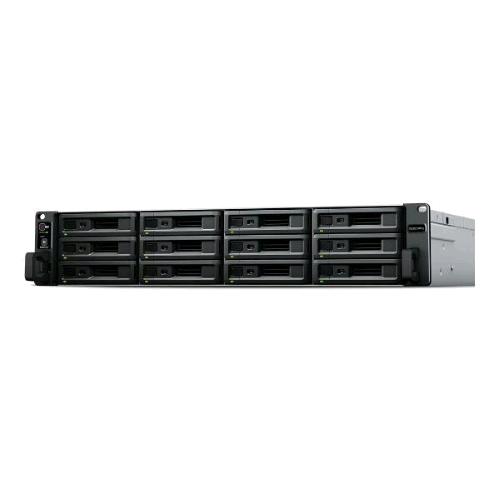 SYNOLOGY RS3621RPXS NAS CHASSIS RACK 2U XEON D-1531 2.2GHz RAM 8GB-12 BAY HDD/SSD 2.5"/3.5" BLACK