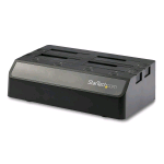 STARTECH DOCKING STATION PER 4 HDD/SSD SATA DA 2.5"/3.5" USB 3.1 10GBPS CON UASP BLACK