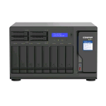 QNAP TVS-H1288X NAS CHASSIS TOWER XEON W-1250 3.3GHz RAM 16GB-5+4 BAY HDD/SSD 2.5"/3.5"-6xRJ-45-BLACK