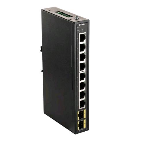 D-LINK DIS-100G-10S SWITCH 8 PORTE NON GESTITO GIGABIT 8 x 10/100/1000 + 2 x 100/1000 SFP