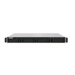 QNAP TS-432PXU NAS CHASSIS RACK 1U ANNAPURNA LABS ALPINE AL-324 1.7GHz RAM 16GB-4 ABY HDD/SSD 2.5"/3.5"-2 SLOT SFP+ 2xRJ-45-S.O. QNAP TURBO SYSTEM BLACK