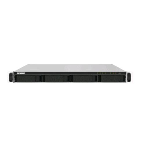 QNAP TS-432PXU NAS CHASSIS RACK 1U ANNAPURNA LABS ALPINE AL-324 1.7GHz RAM 16GB-4 ABY HDD/SSD 2.5"/3.5"-2 SLOT SFP+ 2xRJ-45-S.O. QNAP TURBO SYSTEM BLACK