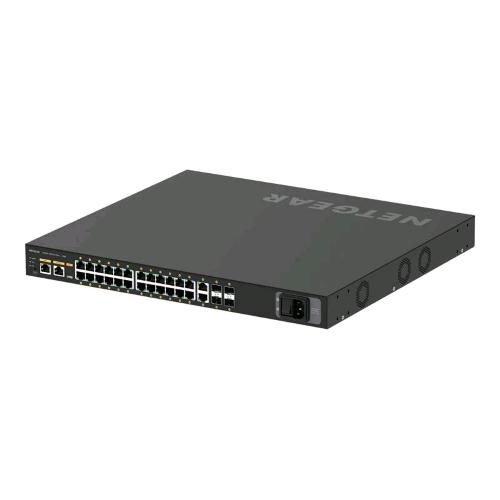 NETGEAR GSM4230PX-100EUS SWITCH GESTITO L3 GIGABIT 24 x 10/100/1000 (PoE+) + 2 x 10/100/1000 + 4 x 1 Gigabit / 10 Gigabit SFP+ PoE+ 480W