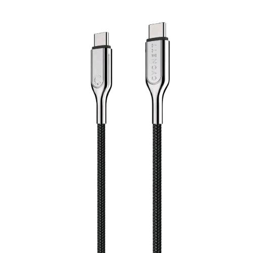 CYGNETT ARMOURED CAVO USB-C A USB-C 3MT BLACK ARGENTO 