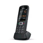 GIGASET R700H PRO TELEFONO DECT DISPLAY A COLORI ILLUMINATO CORNETTA WIRELESS IDENTIFICATORE DI CHIAMATA BLACK 