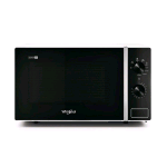 WHIRLPOOL MWP 103 W FORNO A MICROONDE CON GRILL 20 L 700W 5 LIVELLI DI POTENZA PIATTO GIREVOLE 25 CM BIANCO NERO