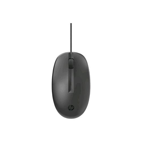HP 125 MOUSE USB CAVO 180cm NERO